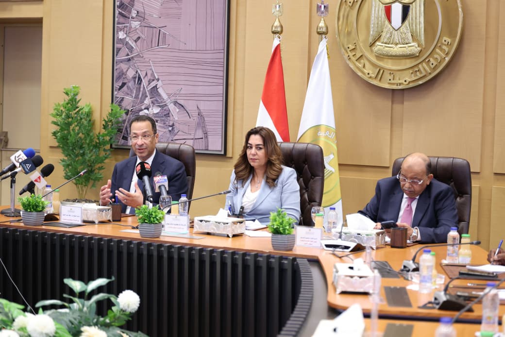 جانب من مؤتمر وزارة التنمية المحلية والبيئة بالعاصمة الإدارية الجديدة